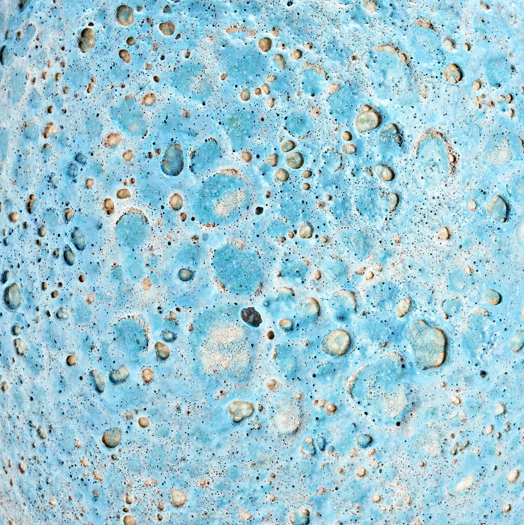 Turquoise Textured Vase