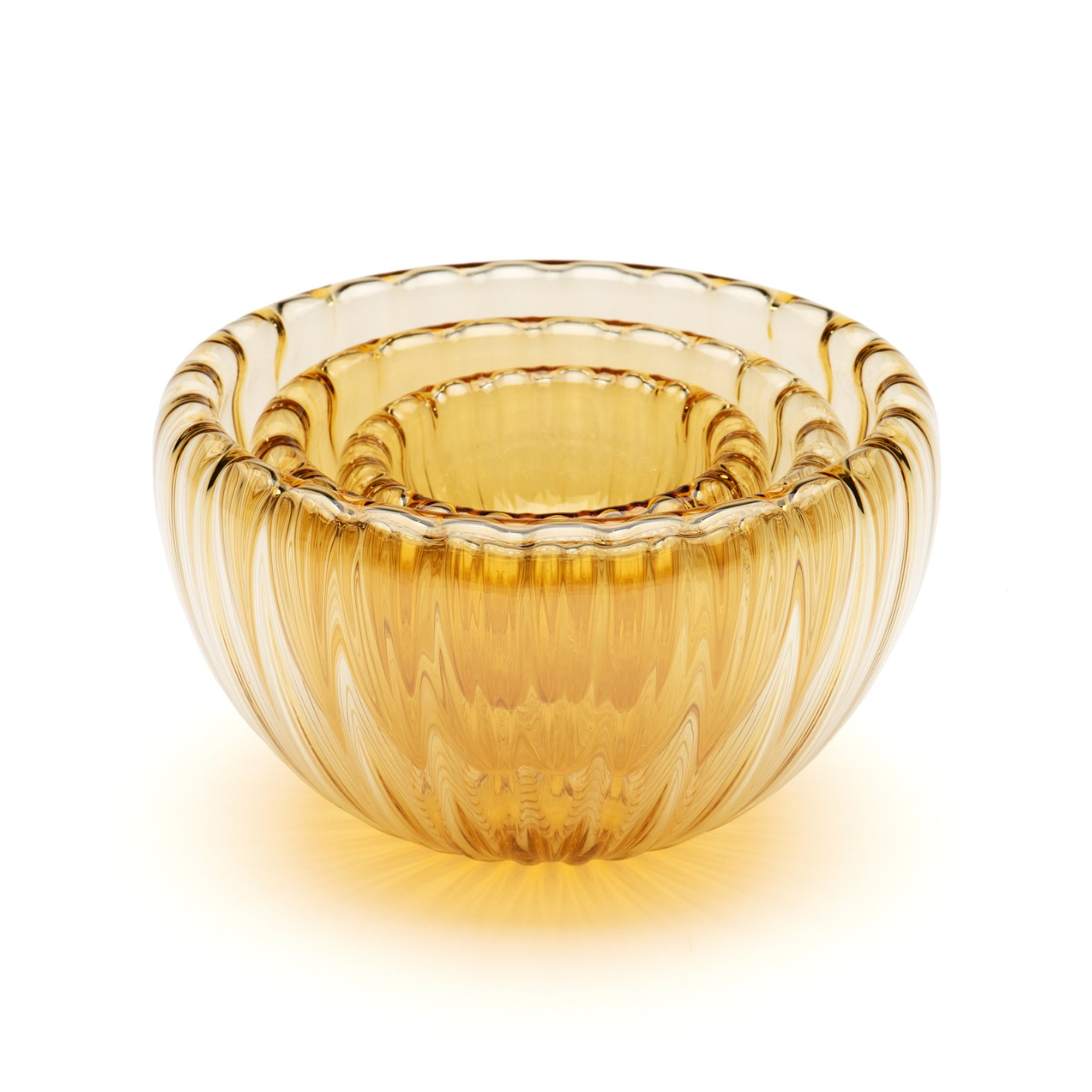 Uni Nesting Bowls, Amber