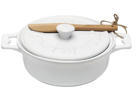 Stoneware Brie Baker