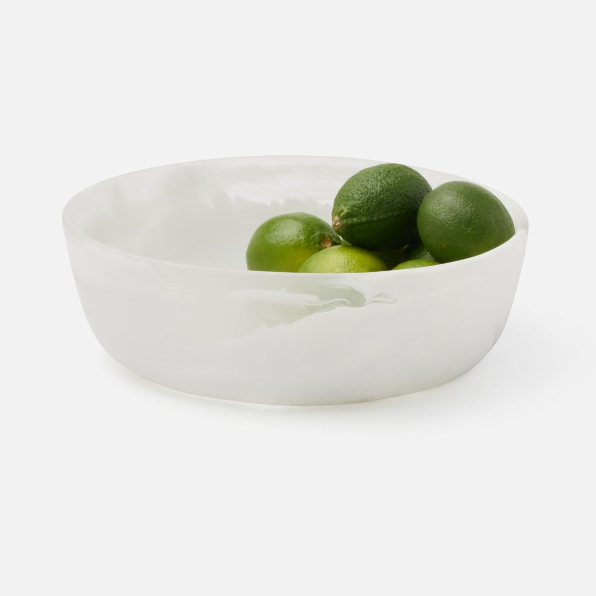 Resin Serving Bowl, White