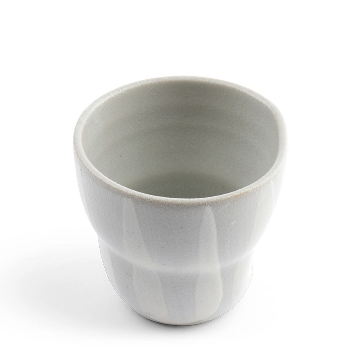 White Striped Dimple Teacup