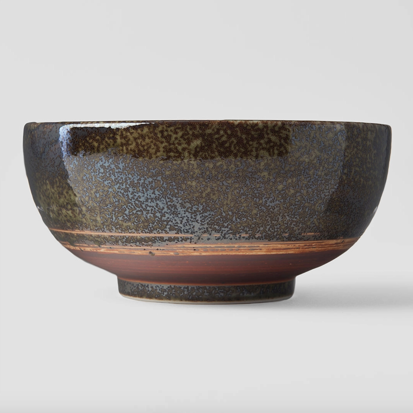 Willow Green Glaze Serving Bowl