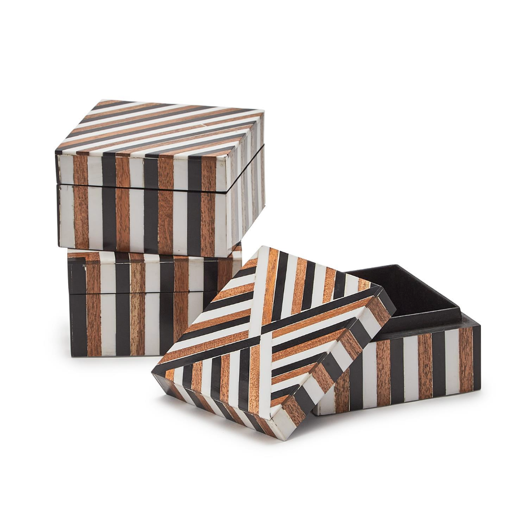 Wood & Resin Mosaic Covered Box