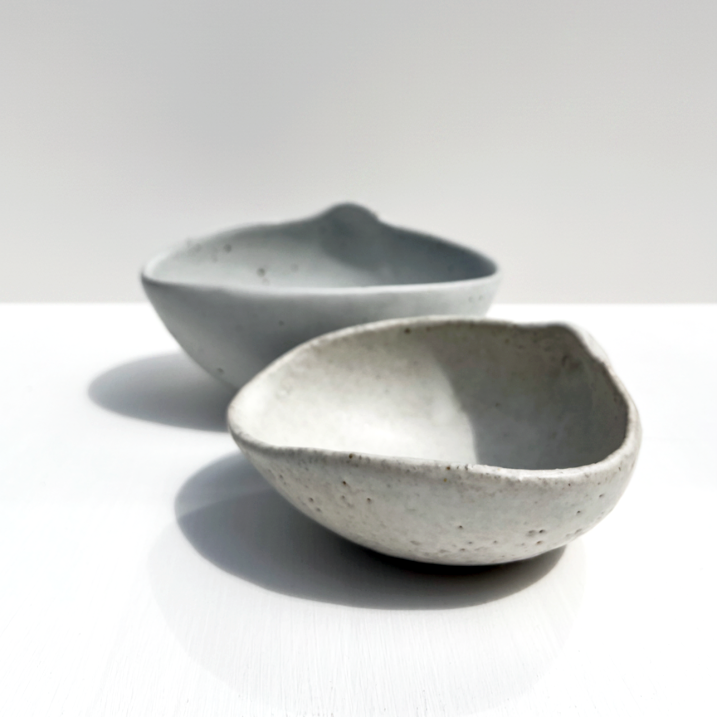 White Textured Shell Bowl, Small
