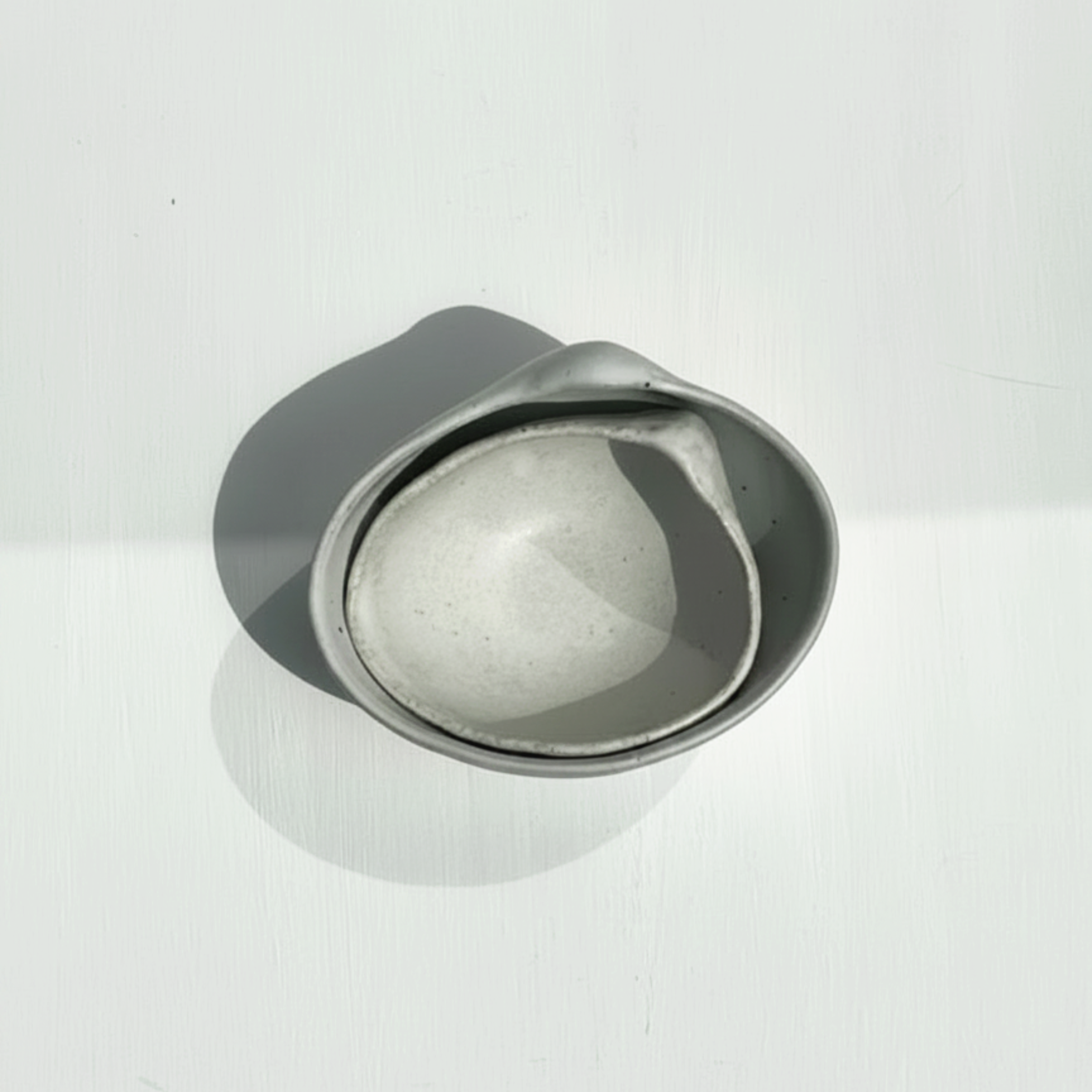 White Textured Shell Bowl, Small