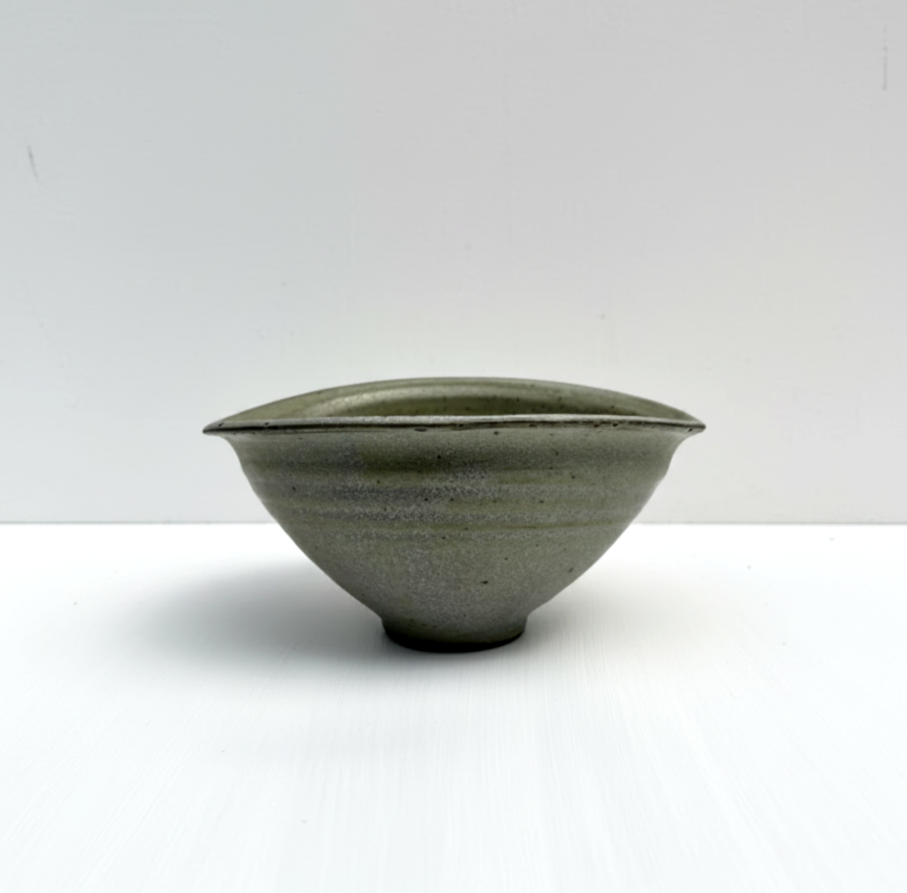 Grey Narrow Bowl, Medium