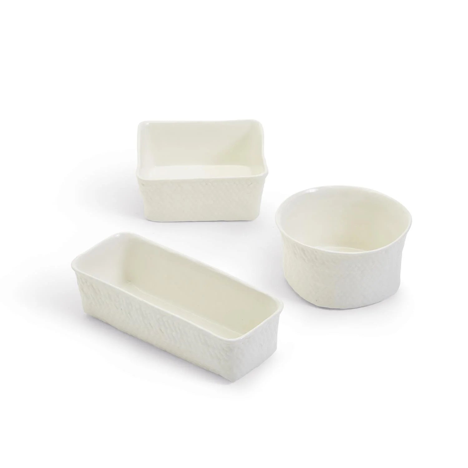 Basket Weave Baking Dish