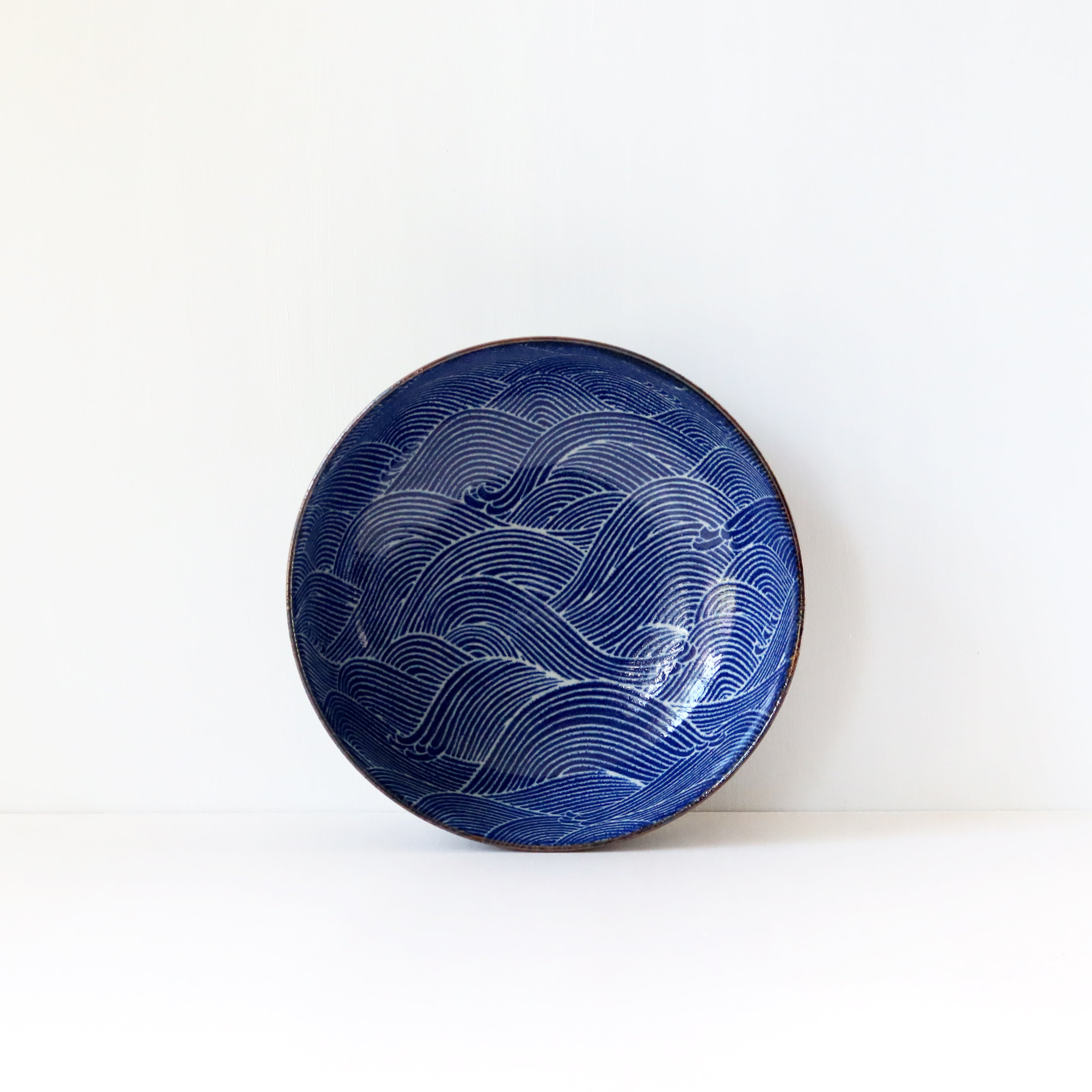 Stormy Waves Serving Bowl