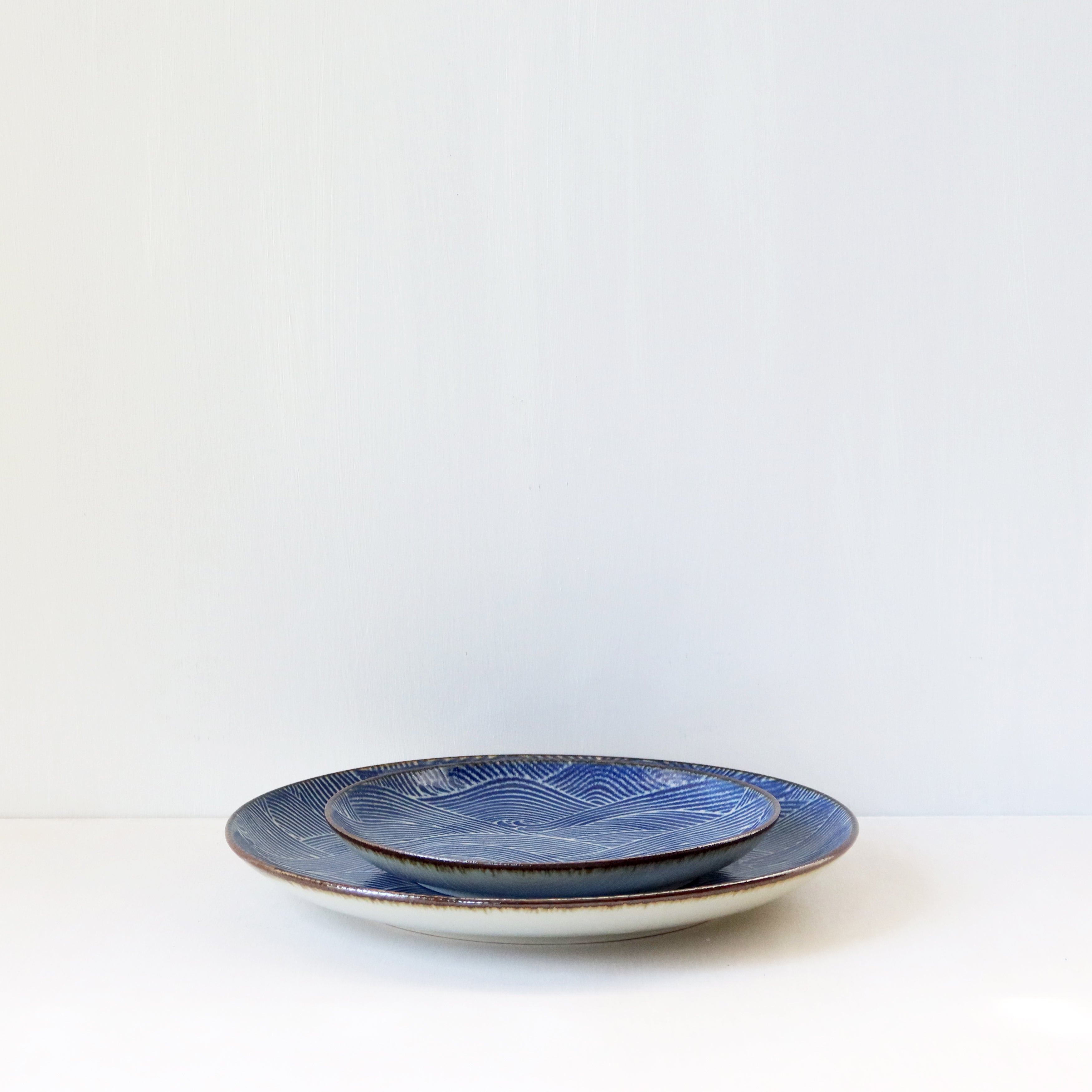 Stormy Waves Salad Plate