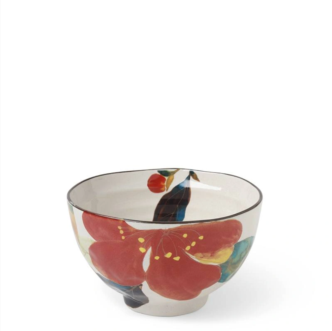 Autumn Bloom Rice Bowls, Set of 4