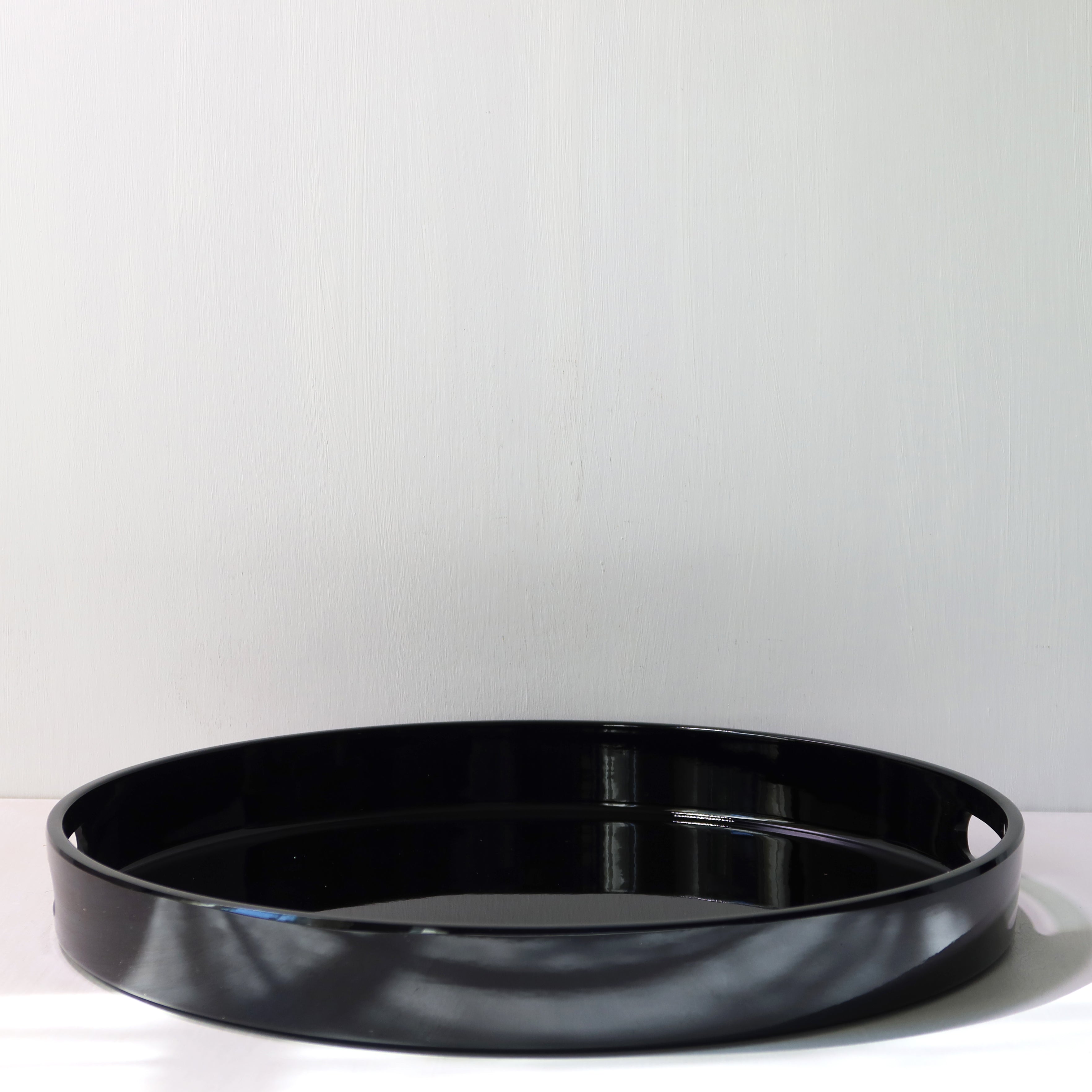 Round Lacquer Serving Tray