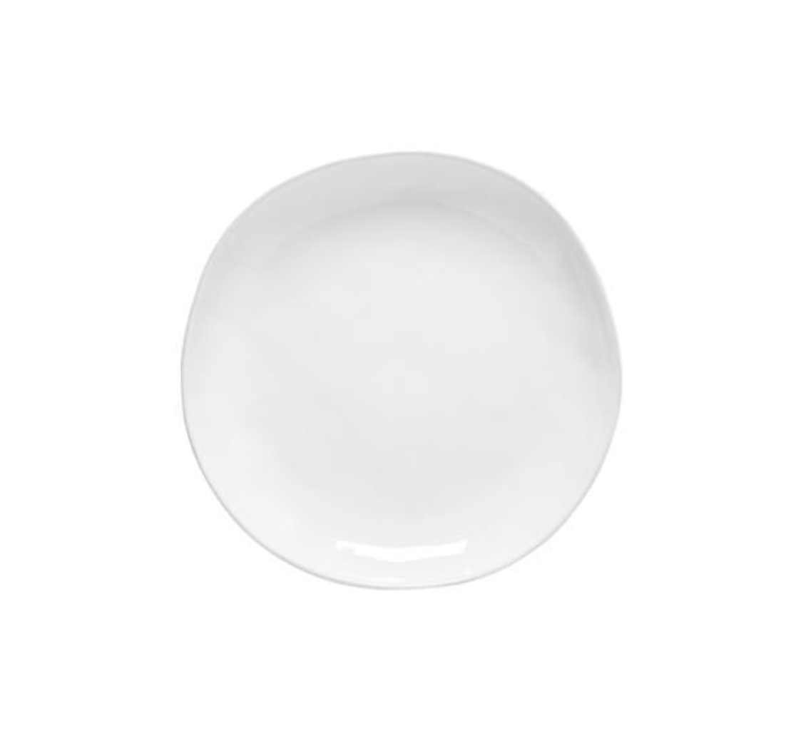Livia Dinner Plate, White