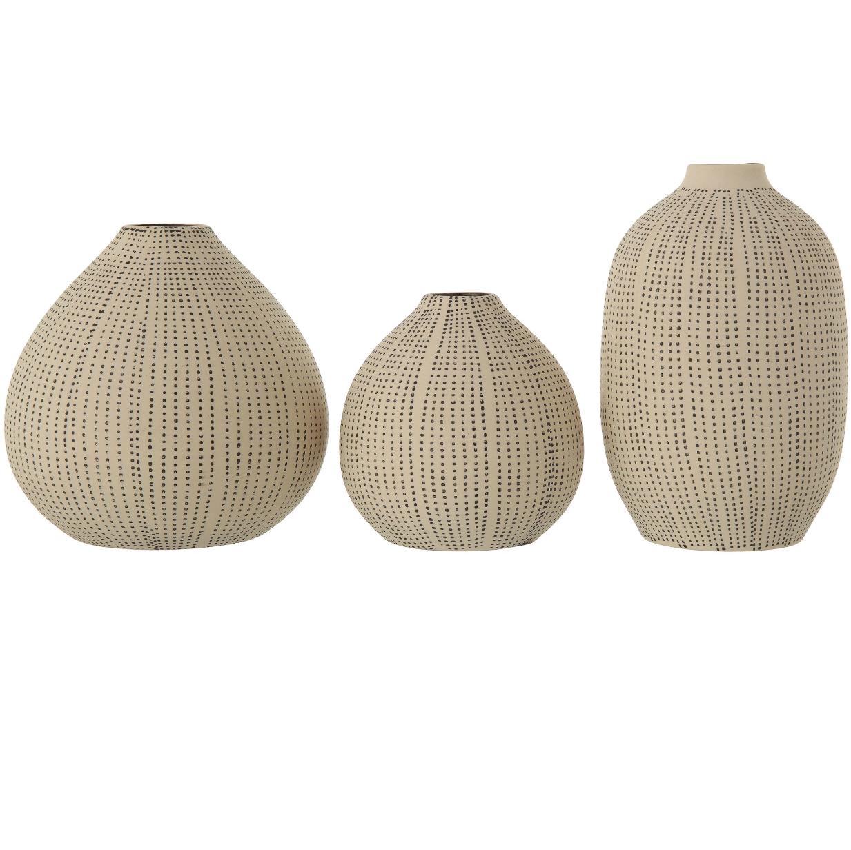 Dotted Bud Vase, Set of 3