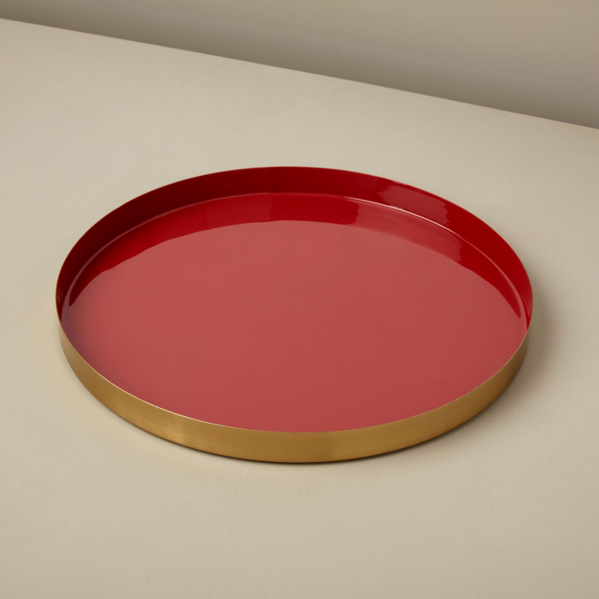 Gold Rim Tray, Large