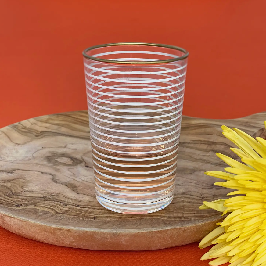 Moroccan Striped Tumbler, Set of 6