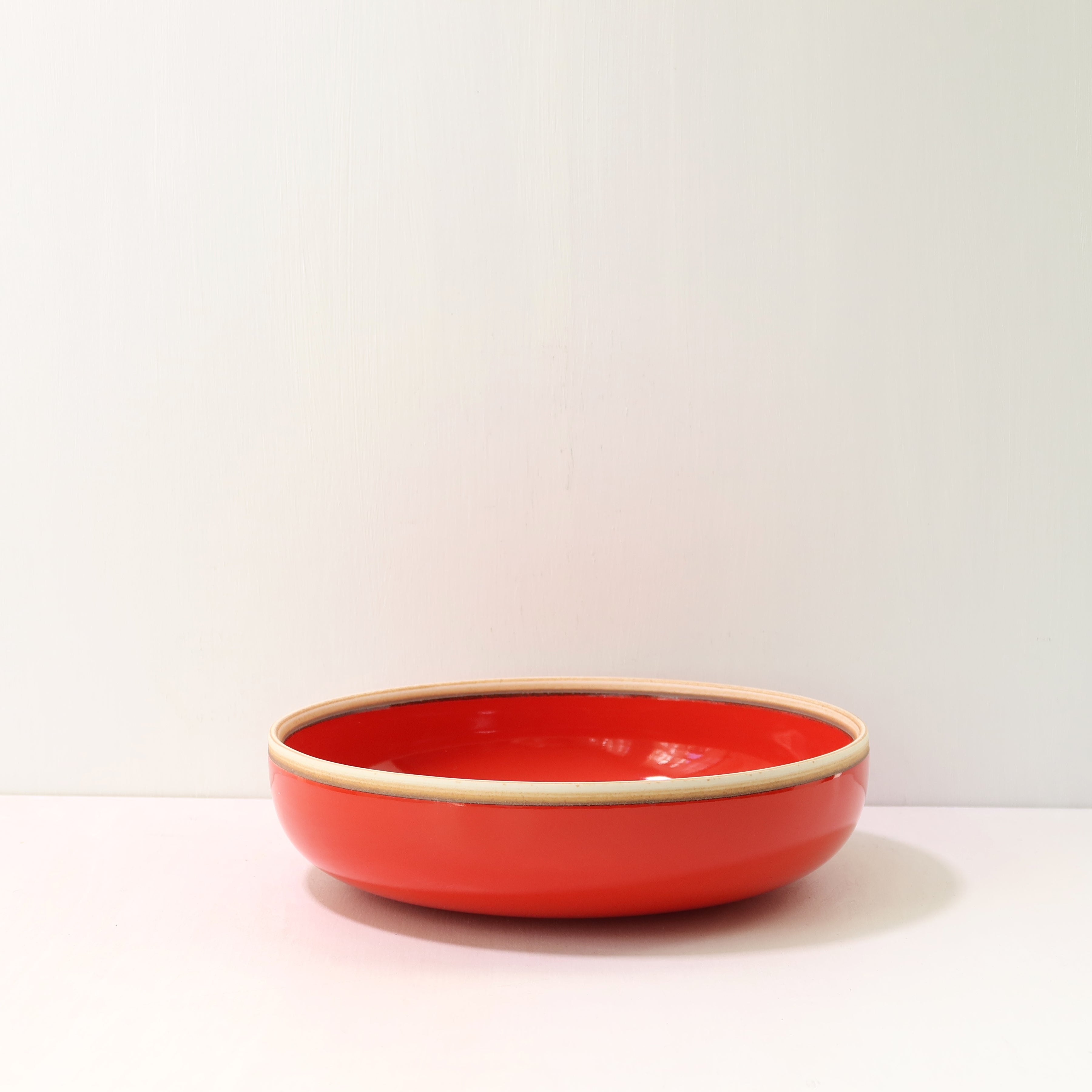 Porcelain Nesting Bowls, Lipstick Red