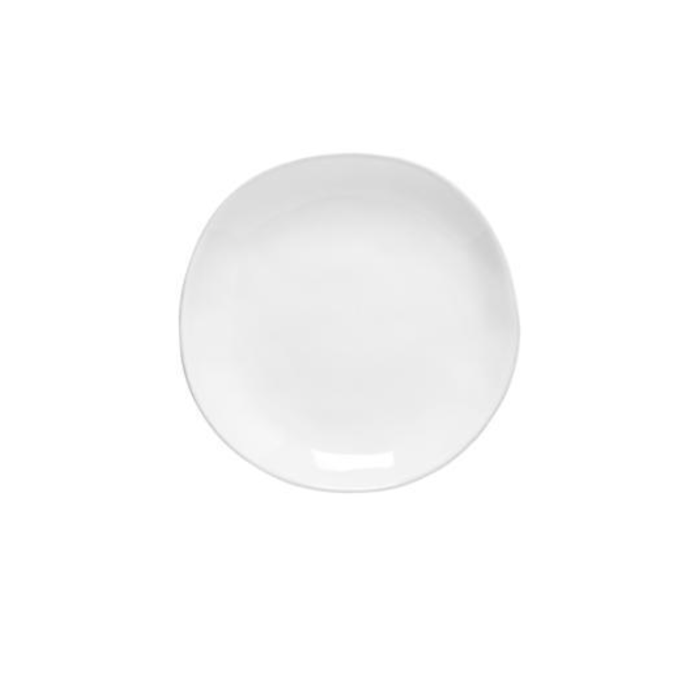 Livia Salad Plate, White
