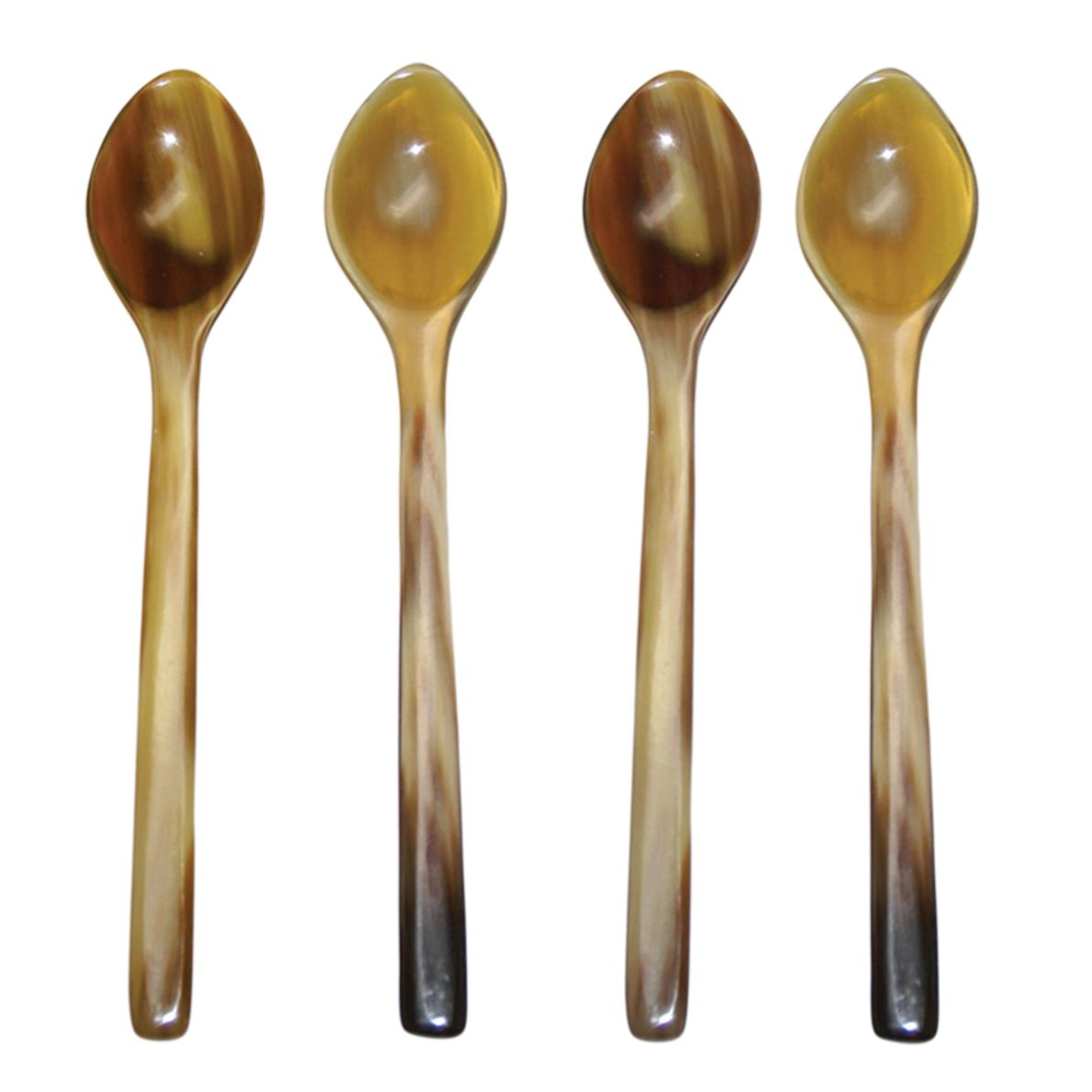 Medium Horn Spoons, Set of 4