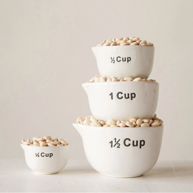 Stoneware Measuring Cups (Set of 4)