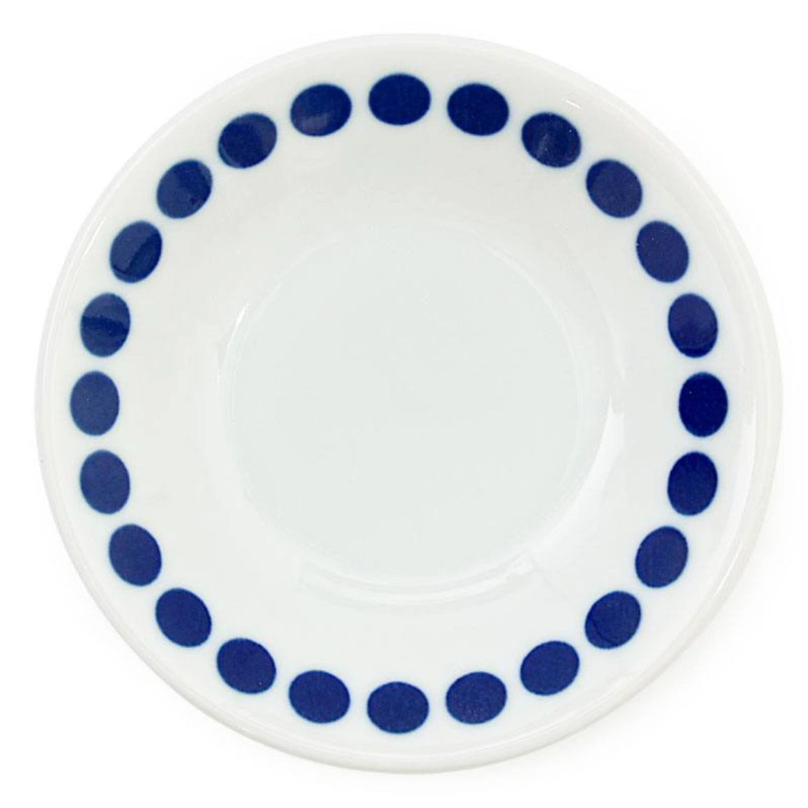 Blue Dots Sauce Dish