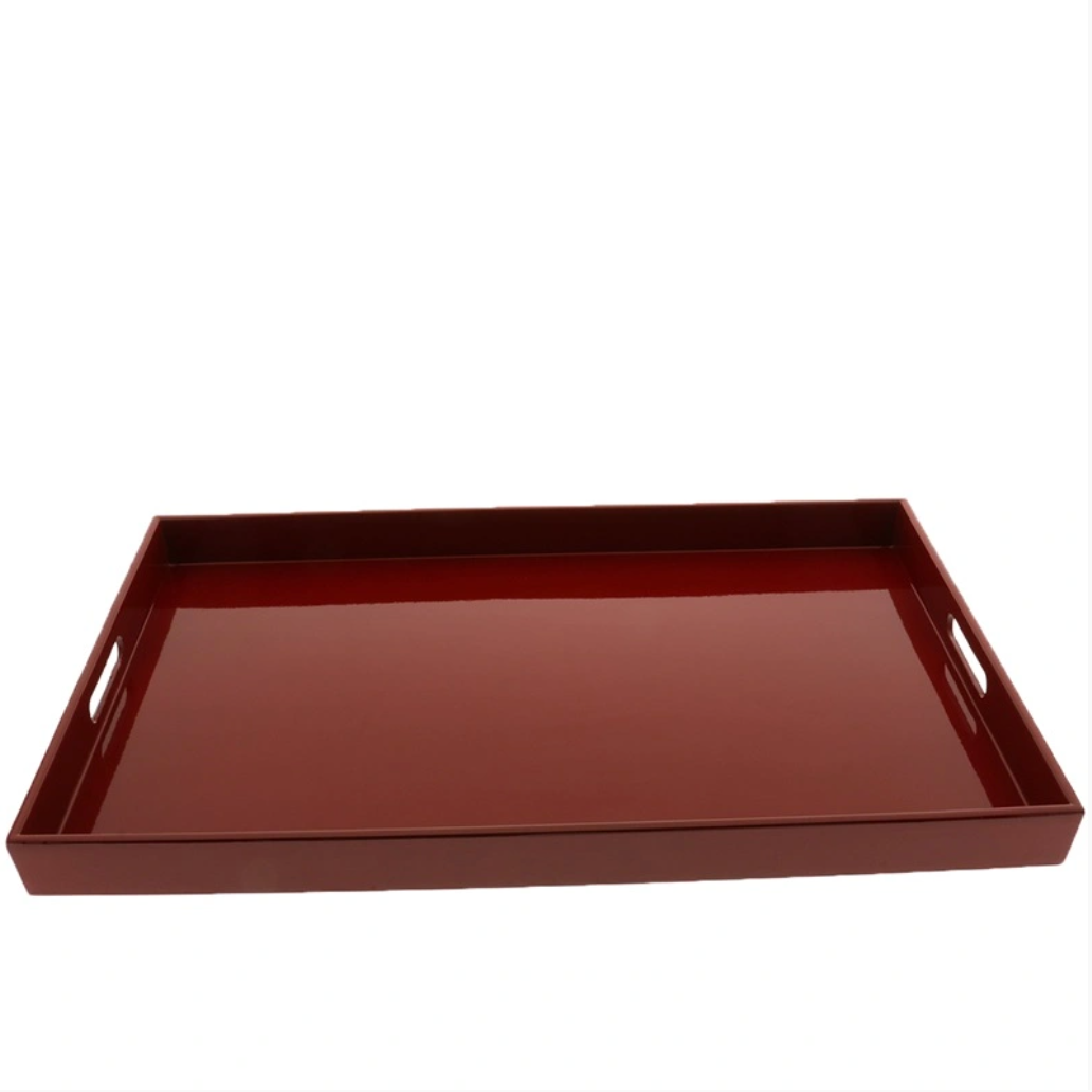 Rectangle Lacquer Serving Tray, Large