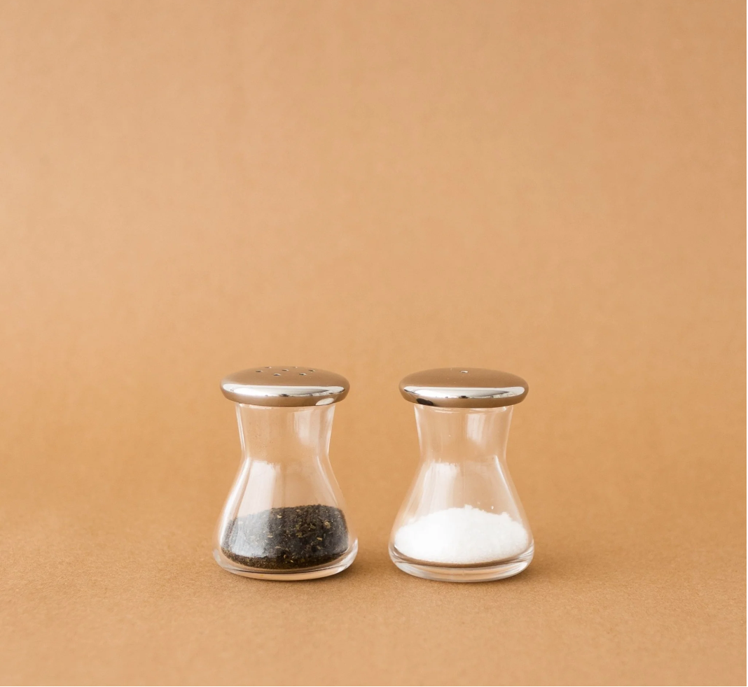 Glass Salt & Pepper Shakers