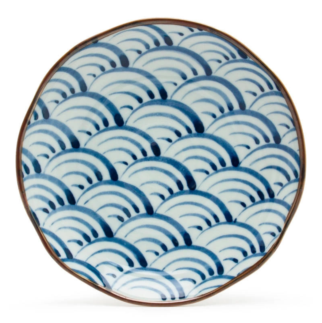 Ocean Waves Dinner Plate