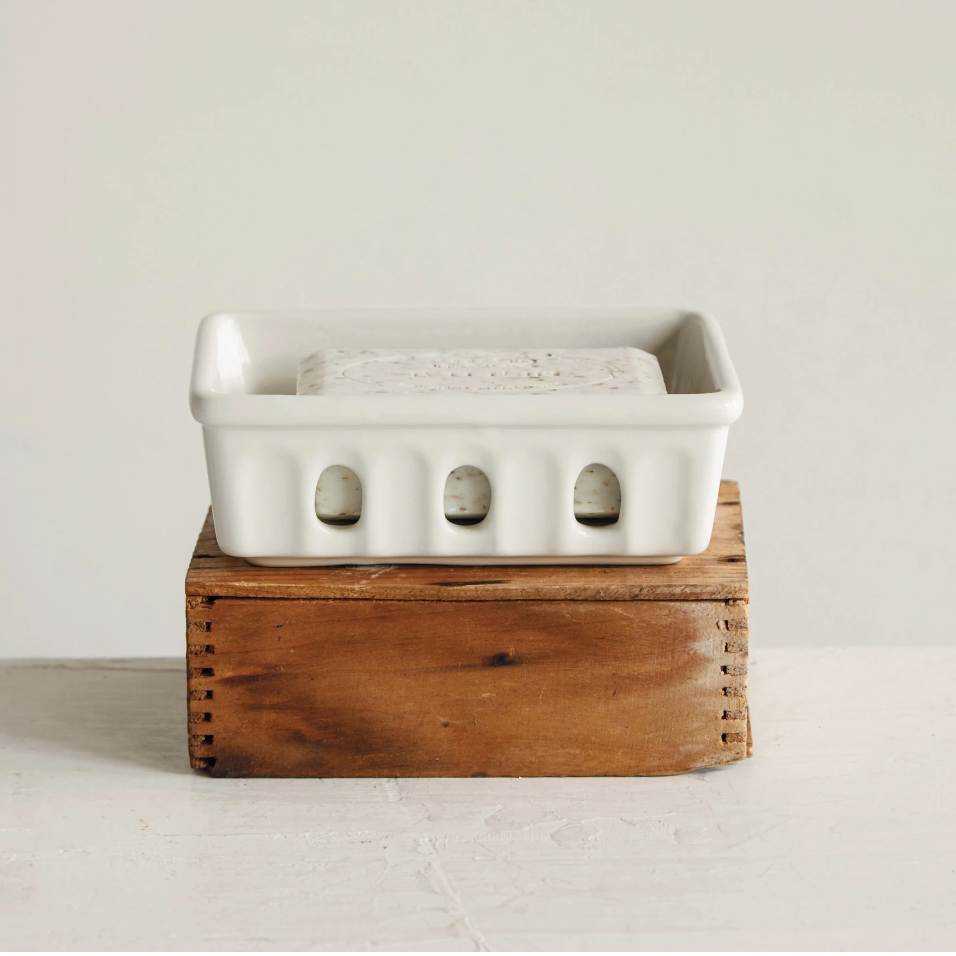 Stoneware Berry Basket