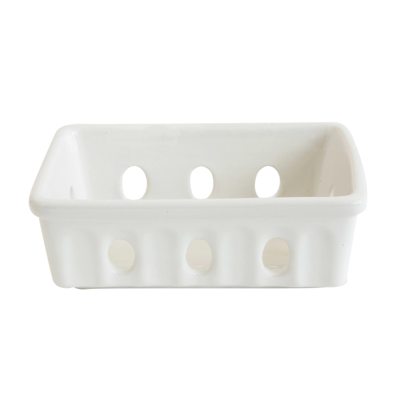 Stoneware Soap Basket
