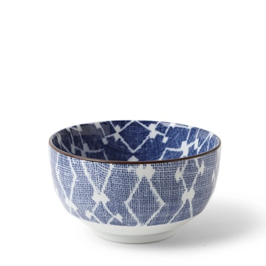 Indigo Cross Soup Bowl