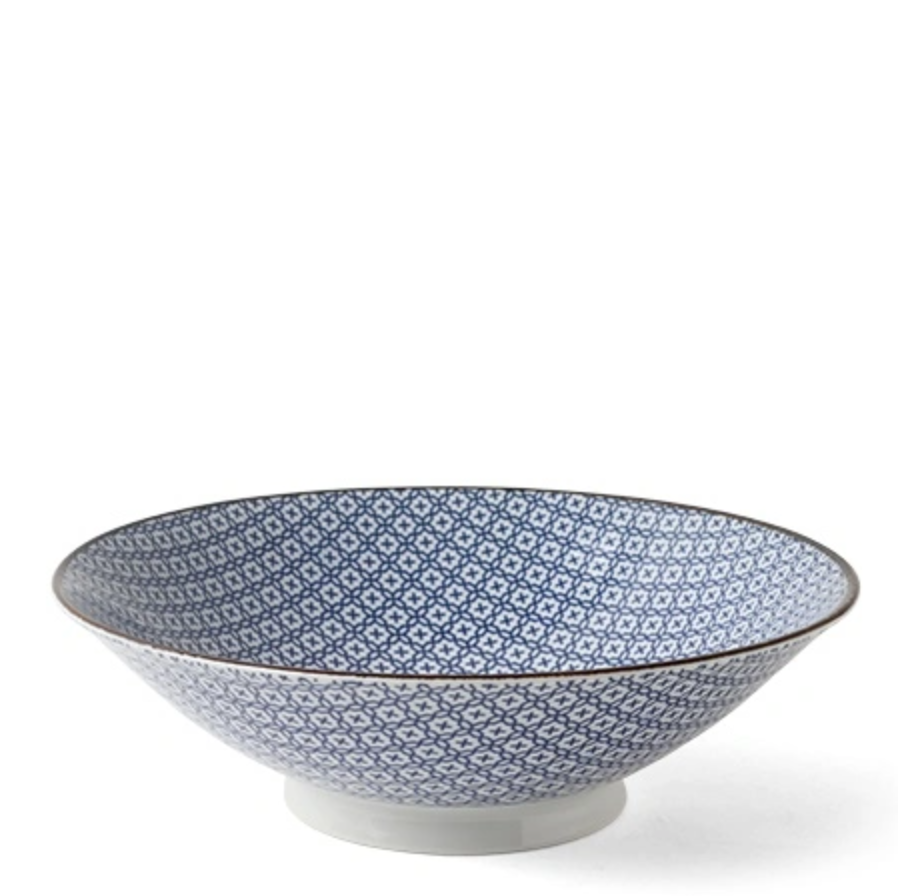 Blue Mosaic Serving Bowl