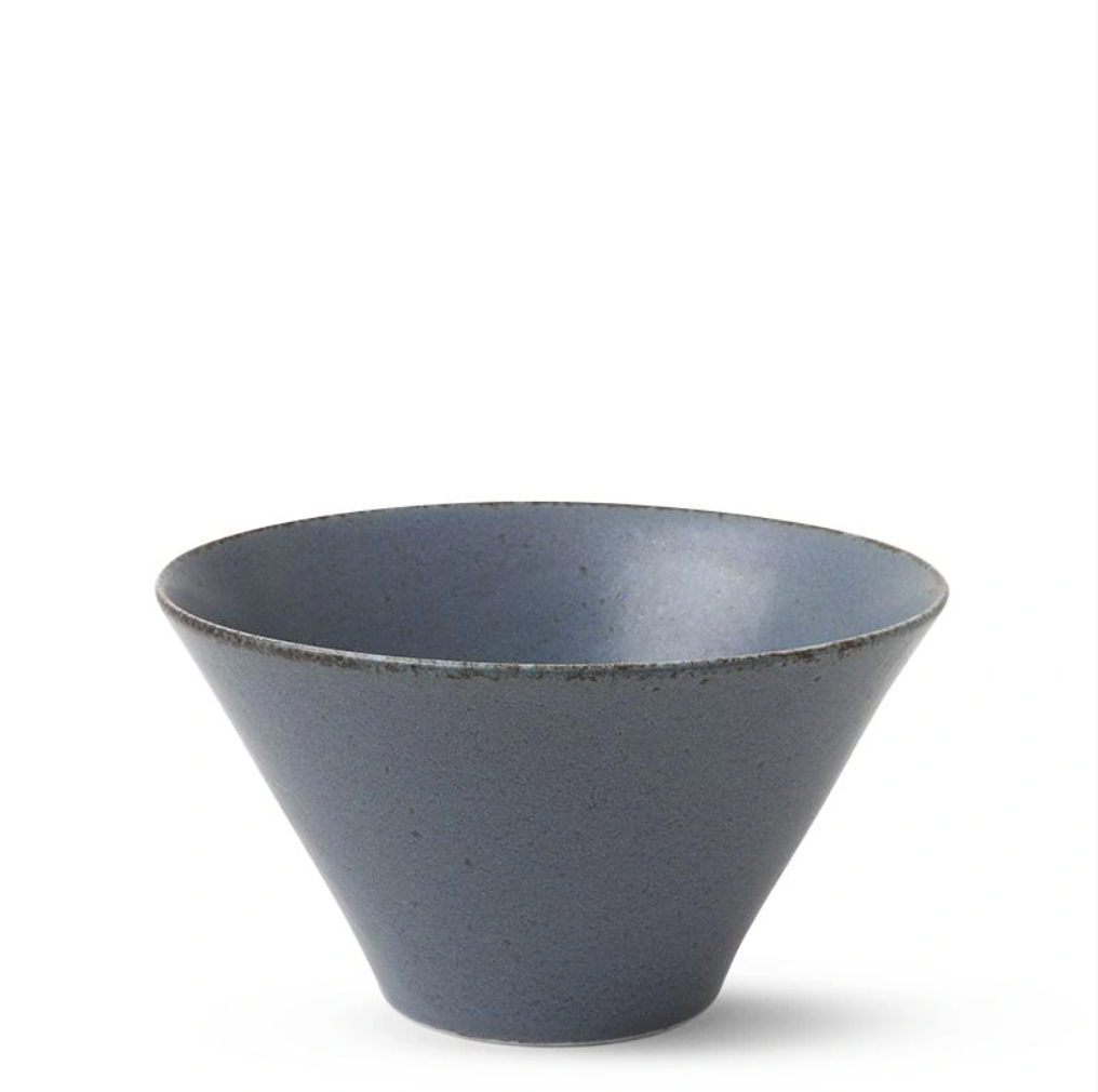 Lampshade Soup Bowl, Matte Blue