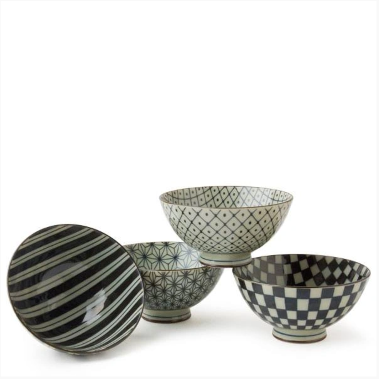 Vintage Inspired Small Bowls, Set of 4