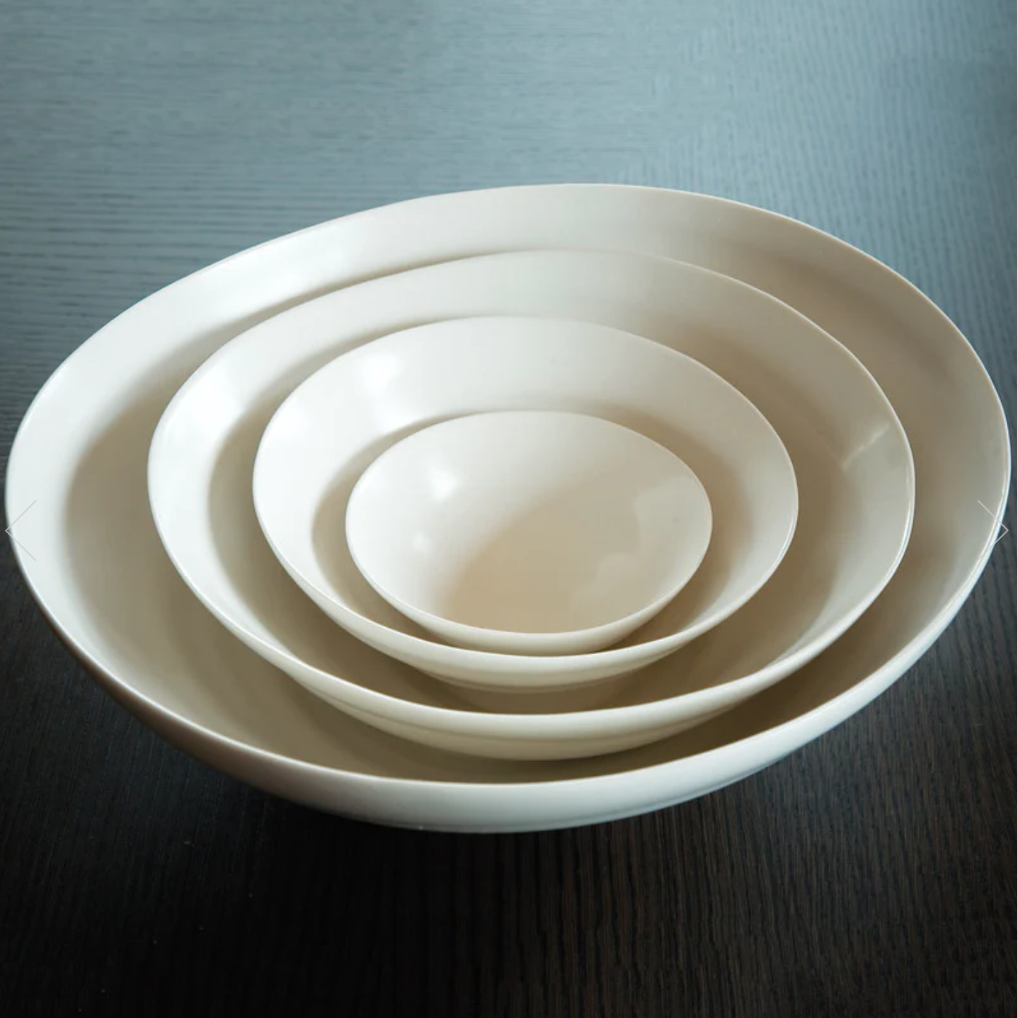 Ripple White Bowls