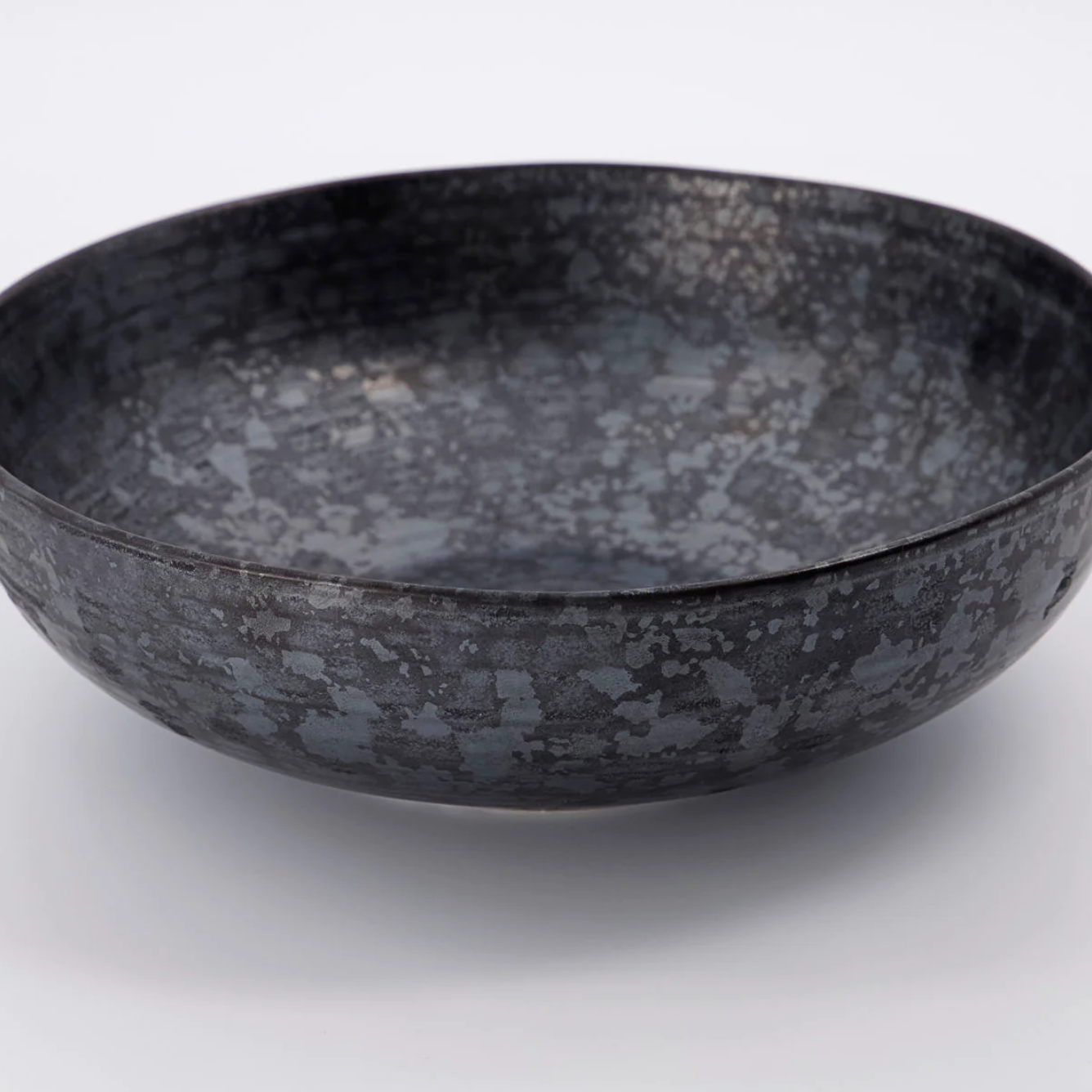 Pion Shallow Black Bowl