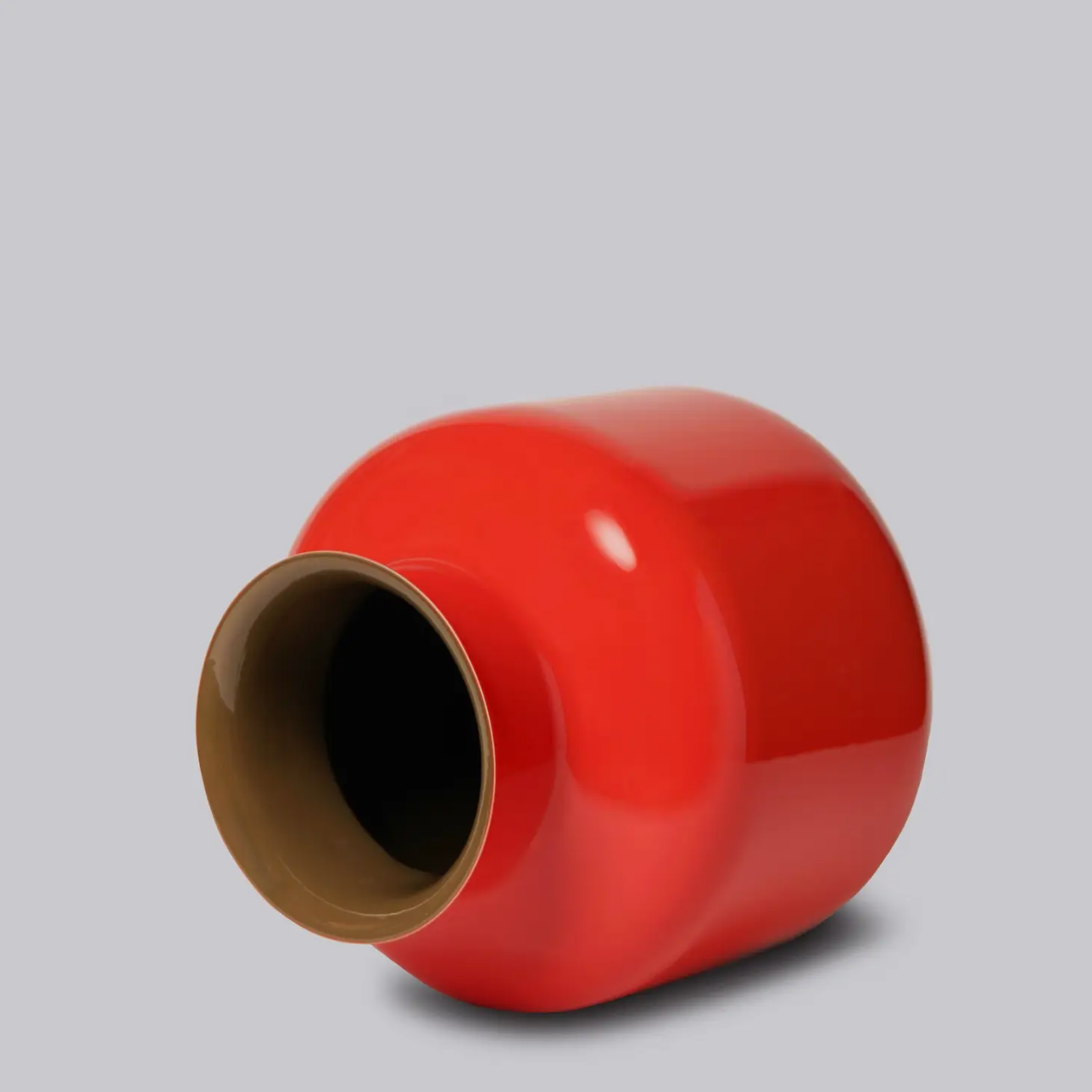 Large Monk Porcelain Vase