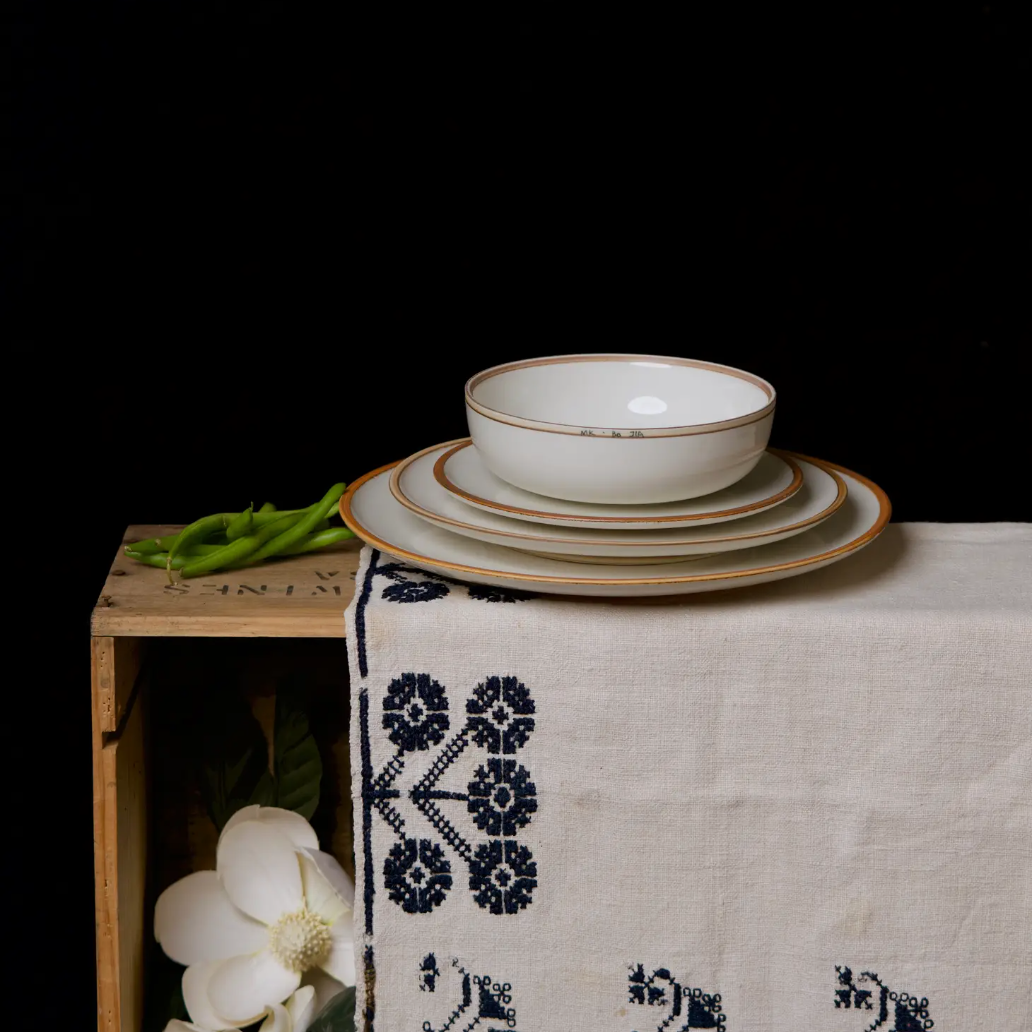 Ivory Porcelain Plates