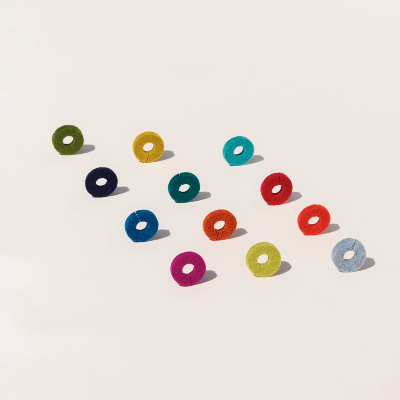 Merino Wool Felt Wine Markers, Set of 12