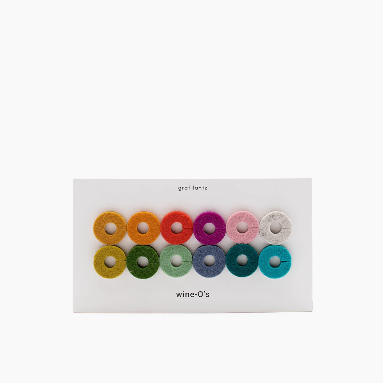 Merino Wool Felt Wine Markers, Set of 12