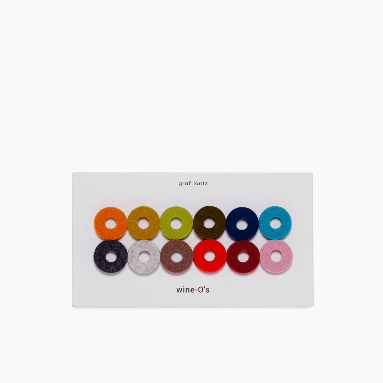 Merino Wool Felt Wine Markers, Set of 12