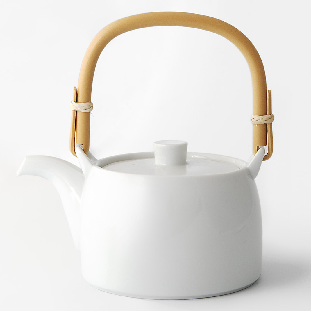 White Porcelain Dobin Teapot