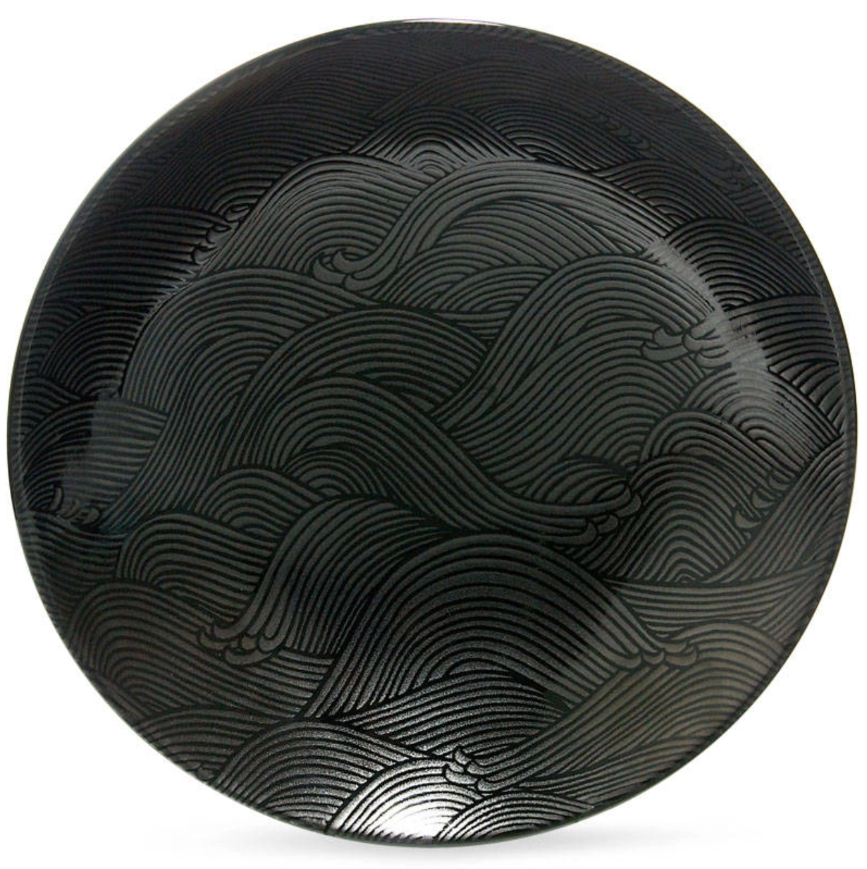 Dark Waves Serving Bowl