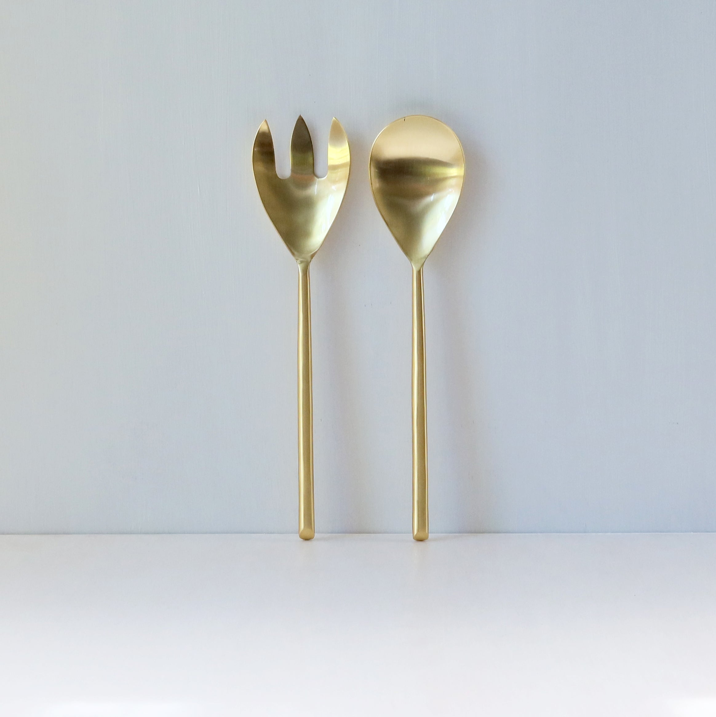 Serving Set in Matte Gold