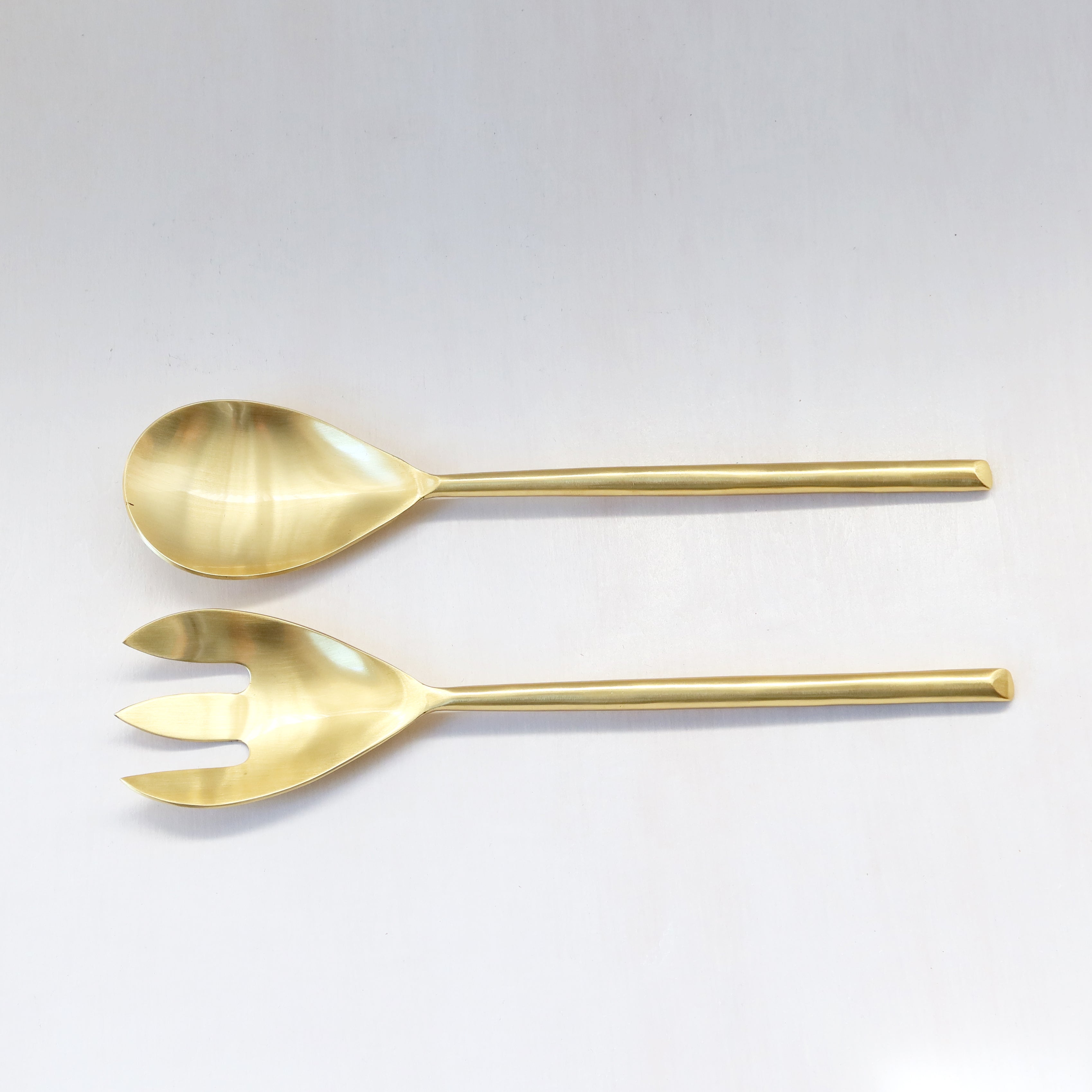 Serving Set in Matte Gold