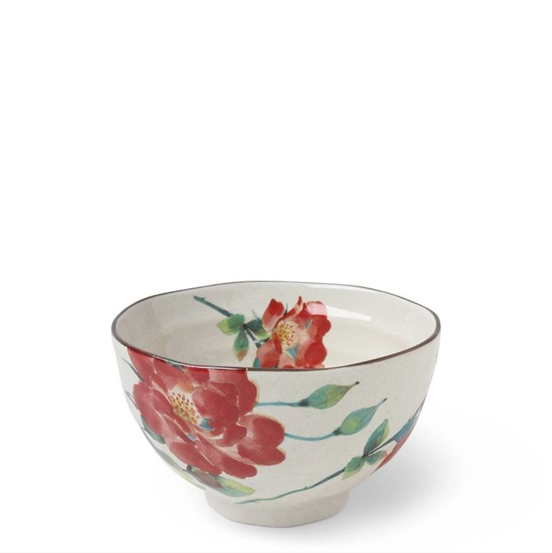 Summer Bloom Rice Bowls, Set of 4