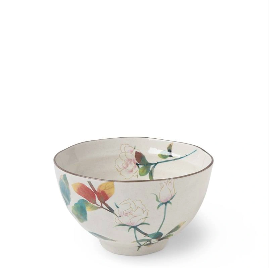 Summer Bloom Rice Bowls, Set of 4