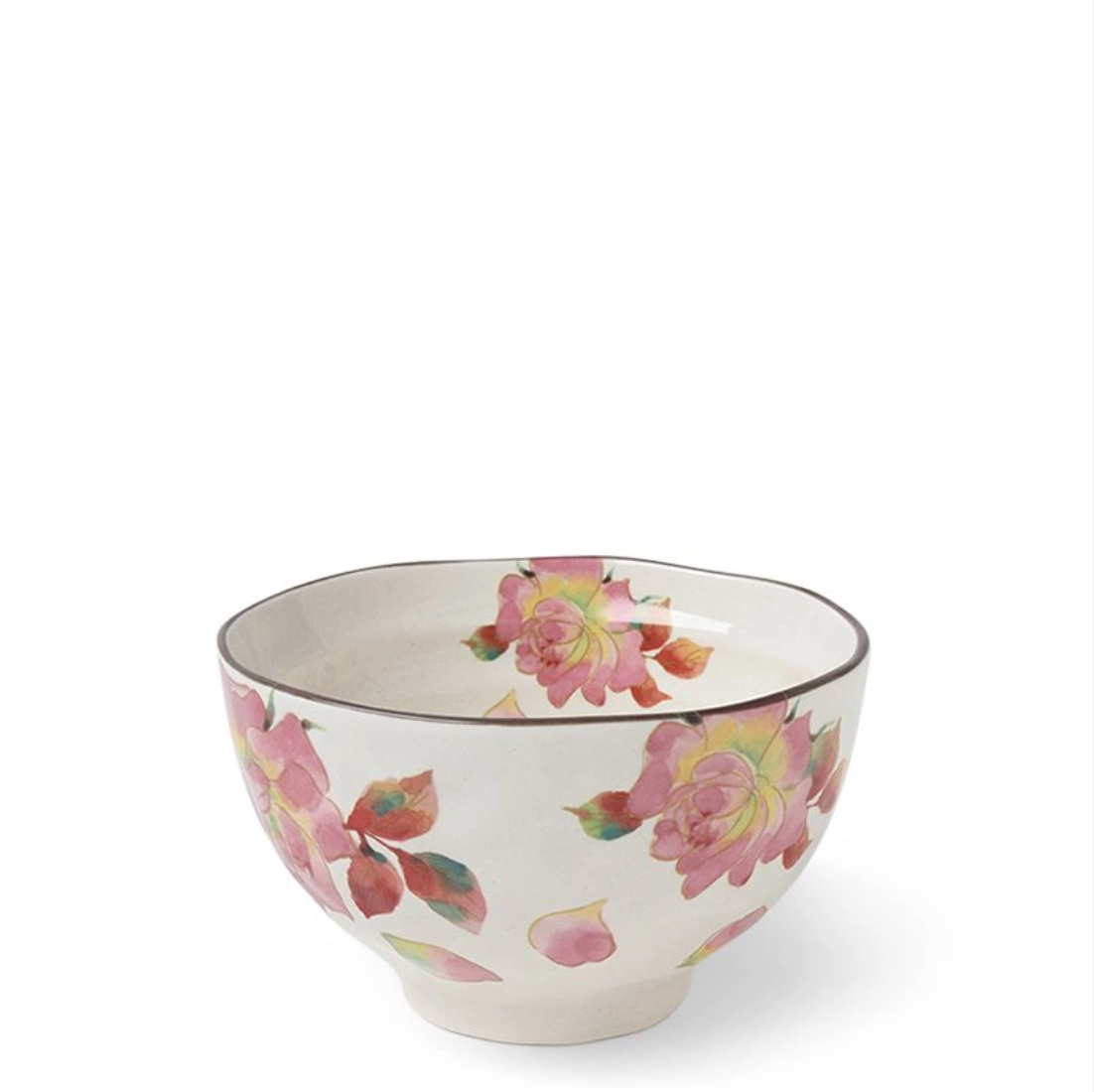 Summer Bloom Rice Bowls, Set of 4