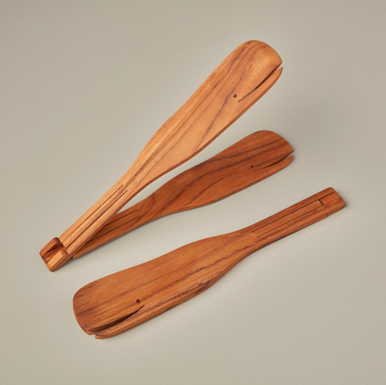 Whale Tongs in Teak