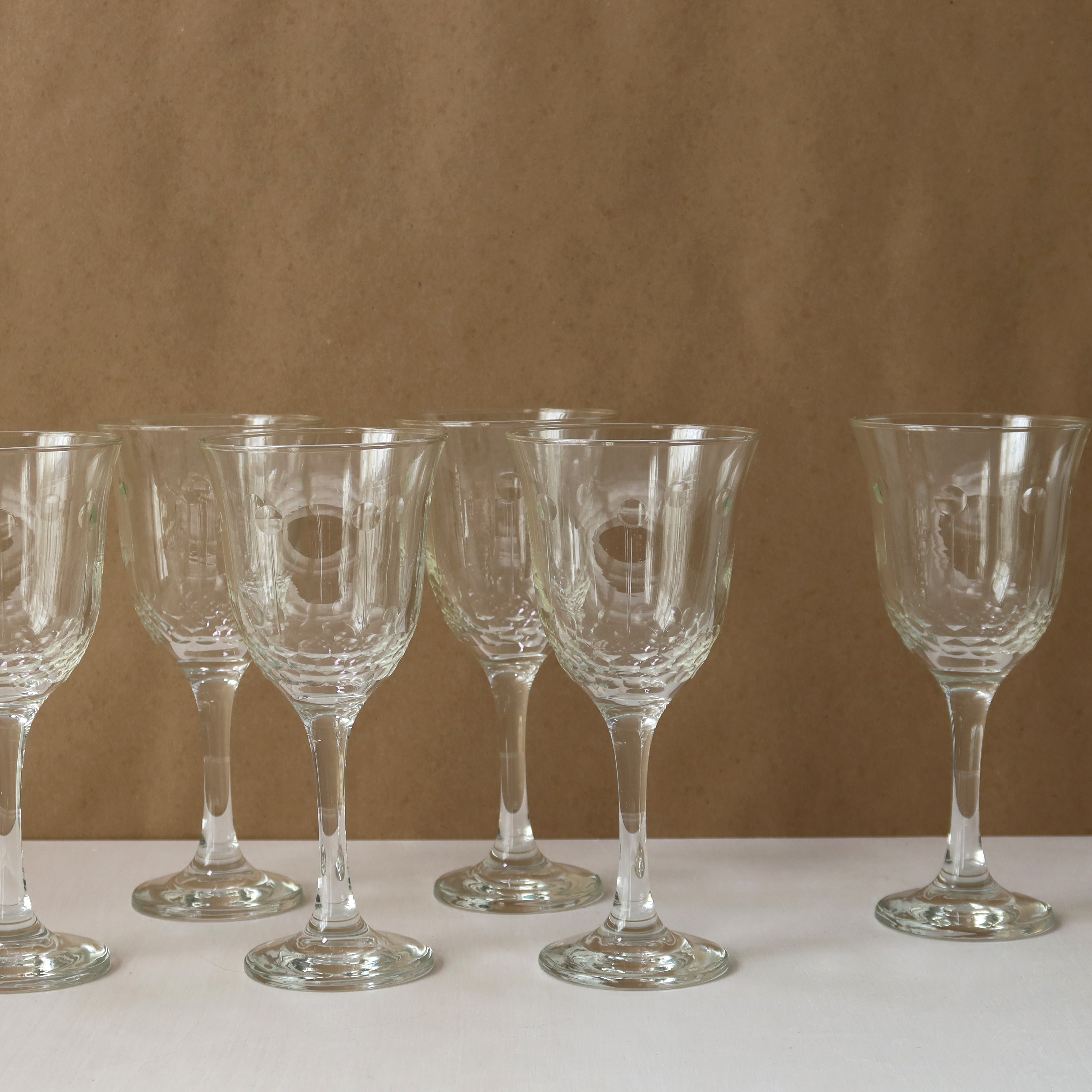 Moroccan Wine Bubble Glass, Set of 6