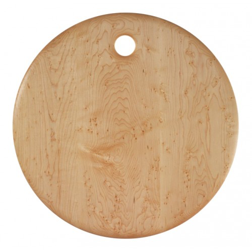 Bird's Eye Maple Round Cutting Board